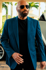 John Travolta The Gentleman Thief Green Coat